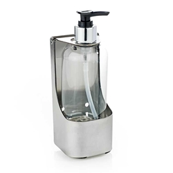 250ml / 300ml Single Bottle Holder ( Inc 250ml Bottle ) -  Brushed Stainless 